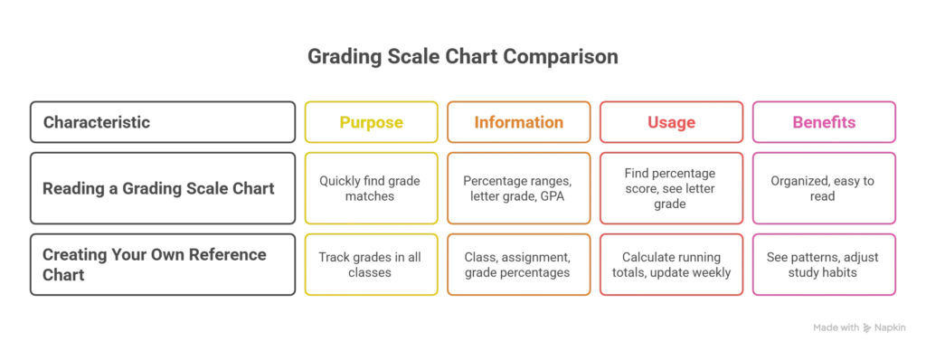 Grading Scale Chart and Table